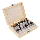 Drillpro 12pcs 8mm  Shank Tungsten Carbide Router Bit Set With Wooden Case Woodworking Cutter