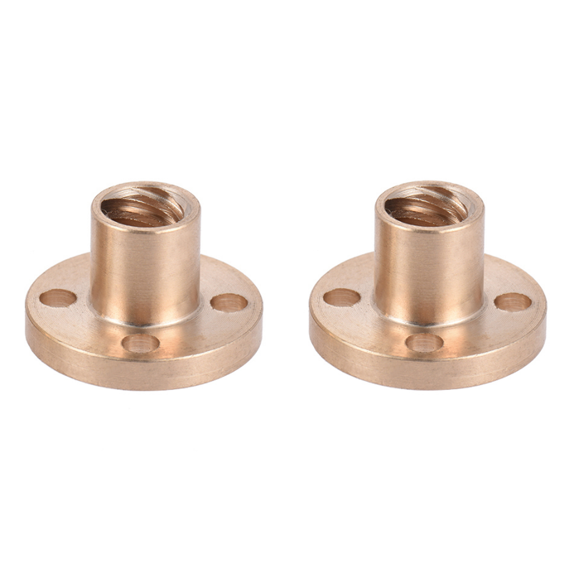 Anet 2Pcs Brass T8 Lead Screw Nut For Lead Screw Stepper Motor 3D Printer Part