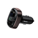 Baseus 3.4A Dual USB Car Charger bluetooth FM Transmitter Handsfree Car Kit Player Aux Modulator