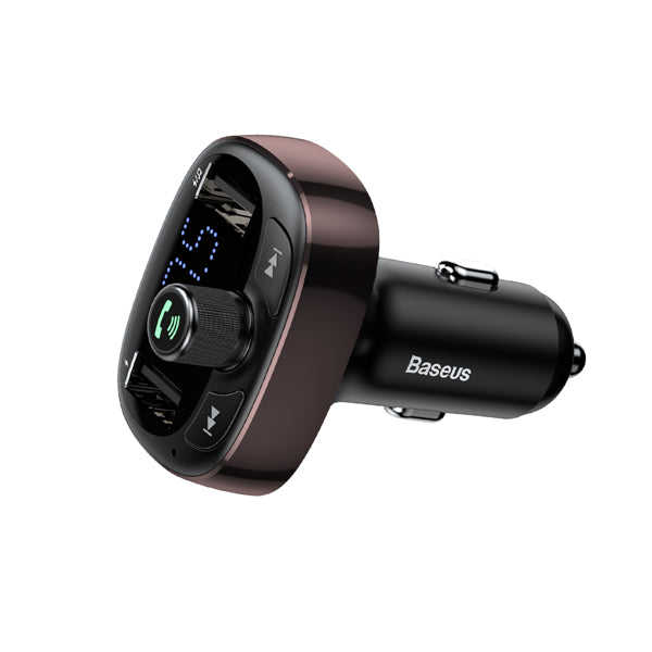 Baseus 3.4A Dual USB Car Charger bluetooth FM Transmitter Handsfree Car Kit Player Aux Modulator