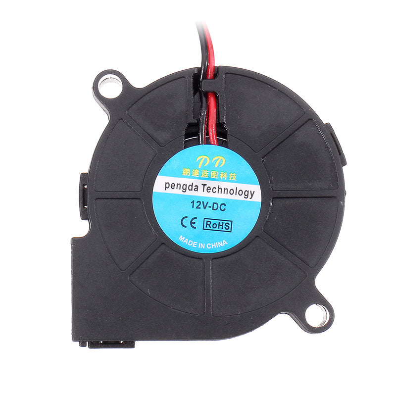 12V DC 5015 Blower Cooling Fan with 2*4mm PTEF Tube & 4pcs 8*25 Hot Bed Spring Kit for 3D Printer Part