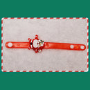 Christmas Gift Luminous Wrist Band Cartoon LED Flash Bracelet For Kids Presents Decoration Toys