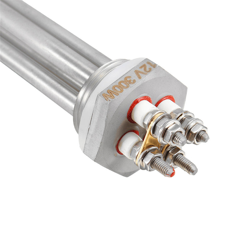 12V 300W NPT BSP Immersion Water Heater Heating Element Solar Energy