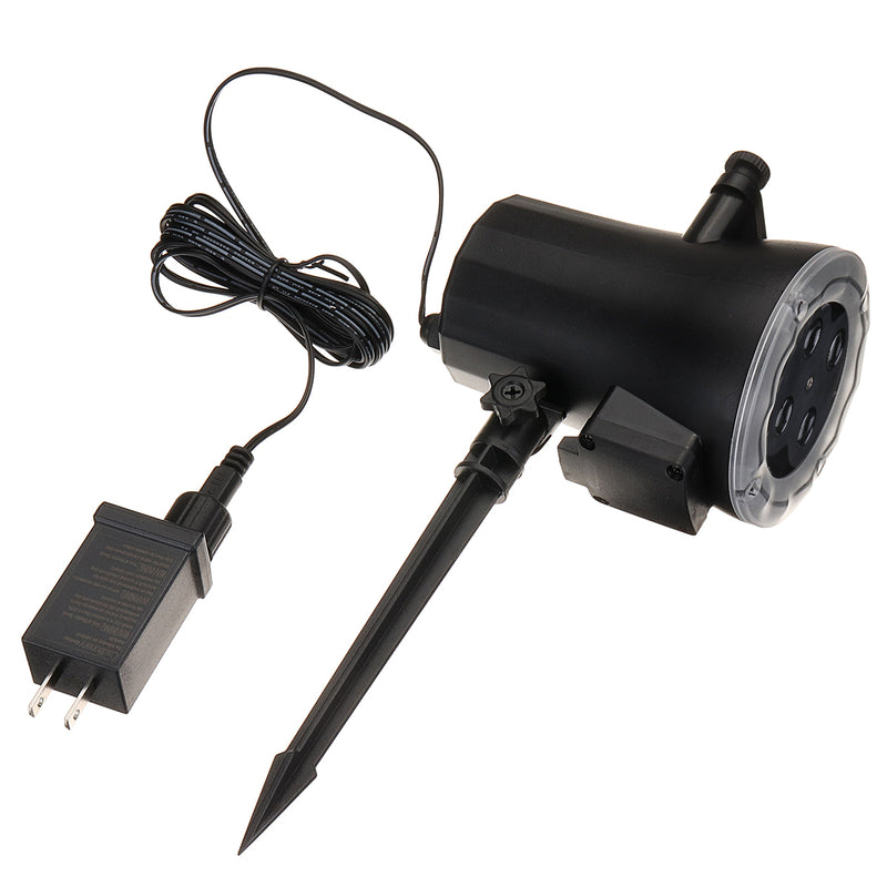 Christmas Light Laser Projector Animation Effect Light IP65 Remote Outdoor Halloween 12 Patterns Lamp Snowflake/Snowman