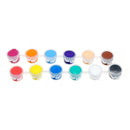 12 Colors Art DIY 3ML Watercolor Acrylic Pigment Painting Drawing +2 Brush Pen