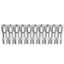 Suleve M3AS12 10Pcs M3 25mm Aluminum Alloy Standoff Spacer Round Column MultiColor Smooth Surface