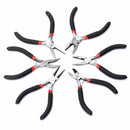 4.5 Inch 6 Types Mini Pliers Jewelry Round Long Nose Making Beading Wire Cutter Hand Tool Kit