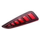 Pair LED Rear Bumper Reflector Driving Brake Lights Daytime Running Lamps for Toyota C-HR 2016-2018
