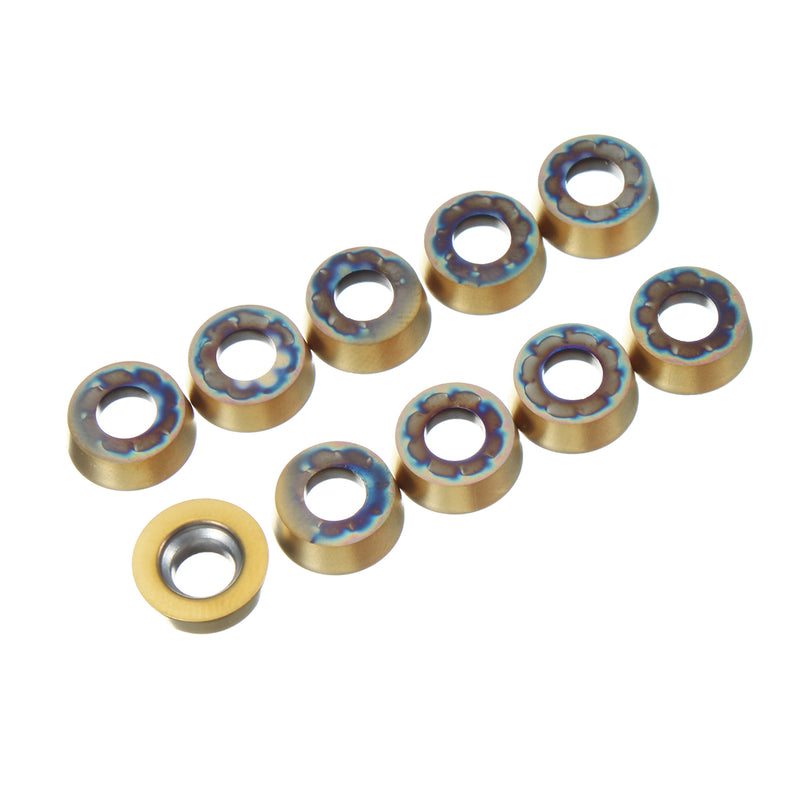 10pcs RPMT10T3MO Carbide Insert Carbide Cutter Turning Tool Holder Inserts