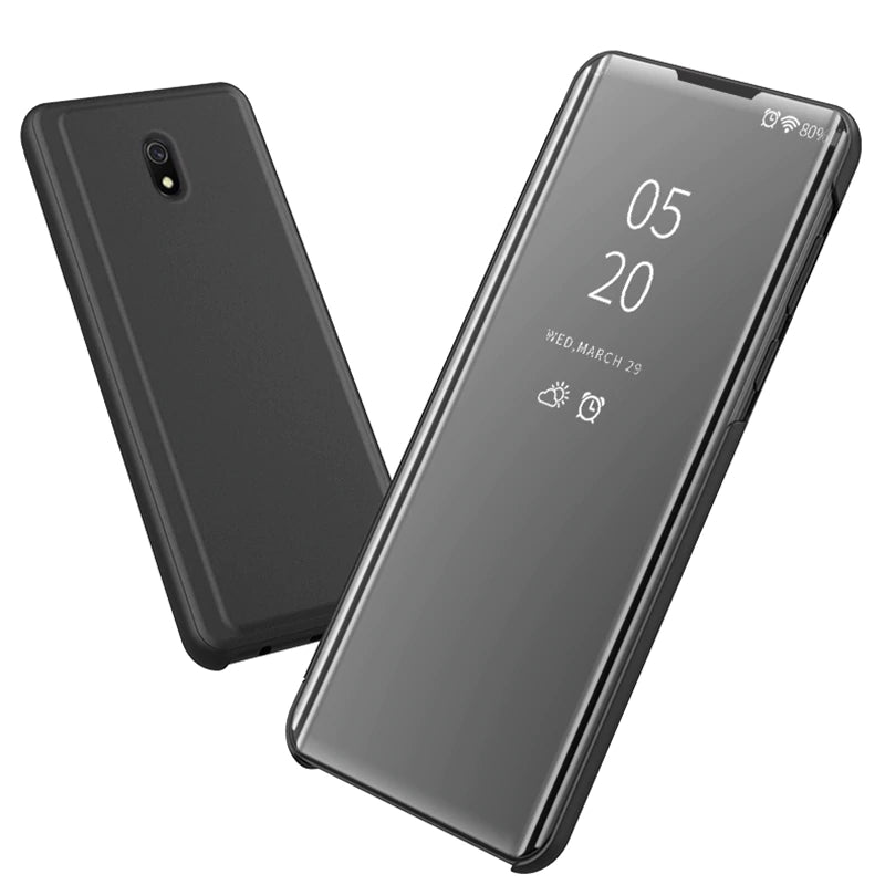Bakeey Xiaomi Redmi 8A Plating Mirror Window Shockproof Flip Full Cover Protective Case