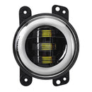 2Pcs 4'' 30W 6LED 6000K 1500LM 10-32V IP67 Round LED Headlights Fog Light Driving Lamps Hi/Low Beam DRL For Jeep Wrangler