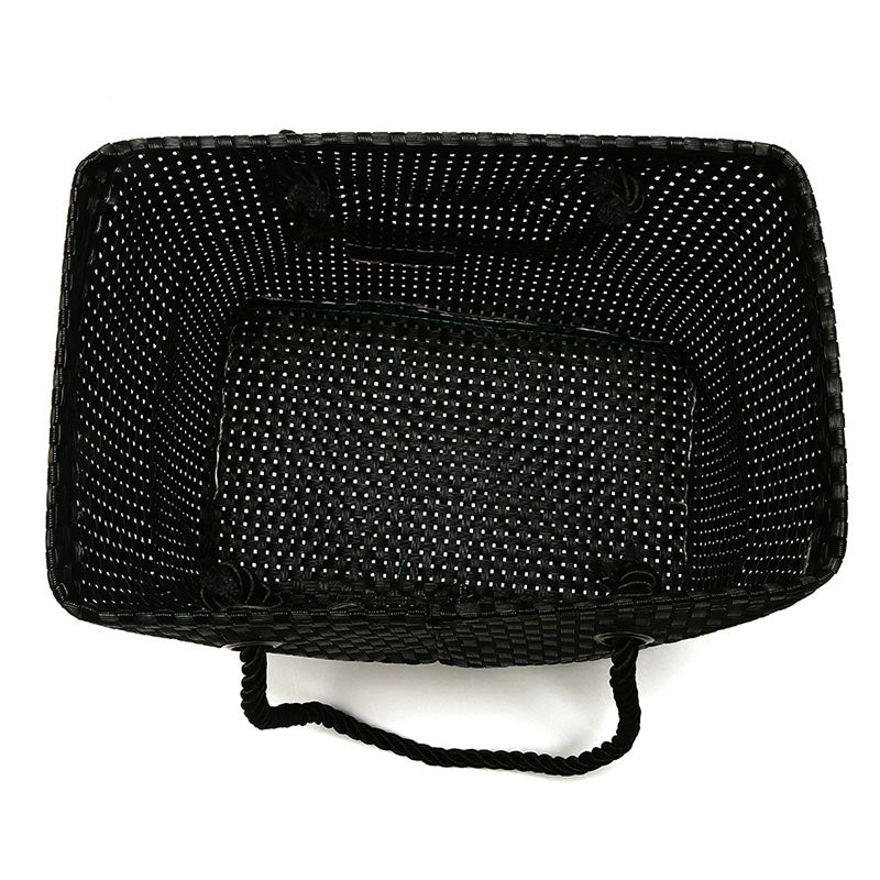 Honana HN-B68 Woven Travel Storage Bag Durable Waterproof Beach Tote Sturdy Stripe Bag