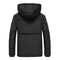Electric Heating USB Back Intelligent Winter Hooded Heated Coats Jacket Temperature Control