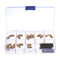 2Pcs 1.75mm 0.2mm~1.0mm Brass Nozzle+10Pcs 0.4mm Brass Nozzle With Lettering+30MM M6 Throat Kit Boxed for 3D Printer Reprap