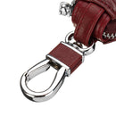 Key Case Genuine Leather Car Smart Key Chain Holder Metal Hook and Keyring Zipper Bag