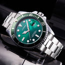 SINOBI 9721 Calendar Business Style Watch Stainless Steel Strap Men Quartz Wristwatch