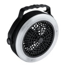 2-in-1 12 LED Camping Lights Fan Lantern Lamp Flashlight Ceiling Fan Outdoor Fun-Battery Style