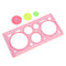 1 Pc Multi-functional Puzzle Ruler Set Spirograph Geometric Painting Template Ruler Drafting Tools For Students Drawing Toys Children Learning Art Tools