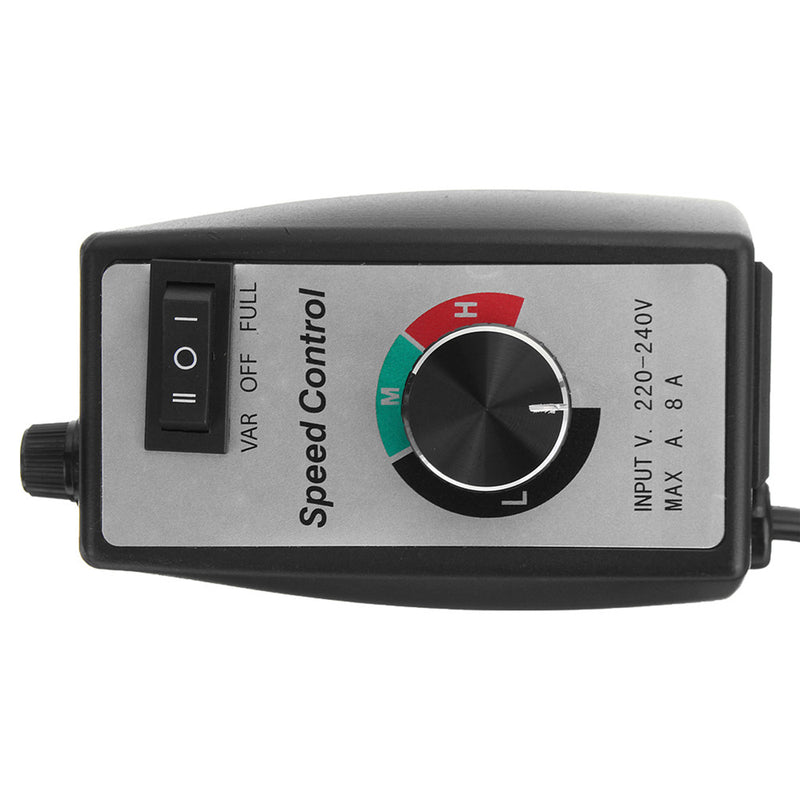 8A 220V-240V AC Variable Dial Router Motor Speed Controller Control Motor Rheostat 122 x80x50MM