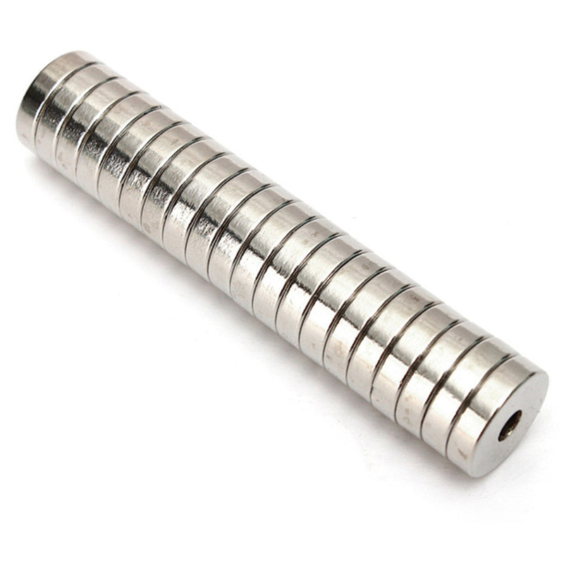 20pcs N50 15x4mm Strong Round Neodymium Magnets 4mm Hole Countersunk Ring Magnet