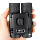Mini 40x22 Folding Telescope Waterproof Binoculars Night Vision Camping Travel