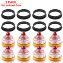 8 PCS Perforated Cake Pan Cutter Round Shape Foam Circle Ring Decorating K7A1