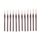 H&B 12 Pcs Hook Line Pen Set Paint Brush Miniature Detail Fineliner Nail Art Drawing Pens Brushes For Acrylic Painting Supplies