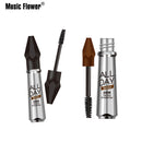 Music Flower 4 Colors Waterproof Non-marking Mascara Eyebrow Gel Quick-drying