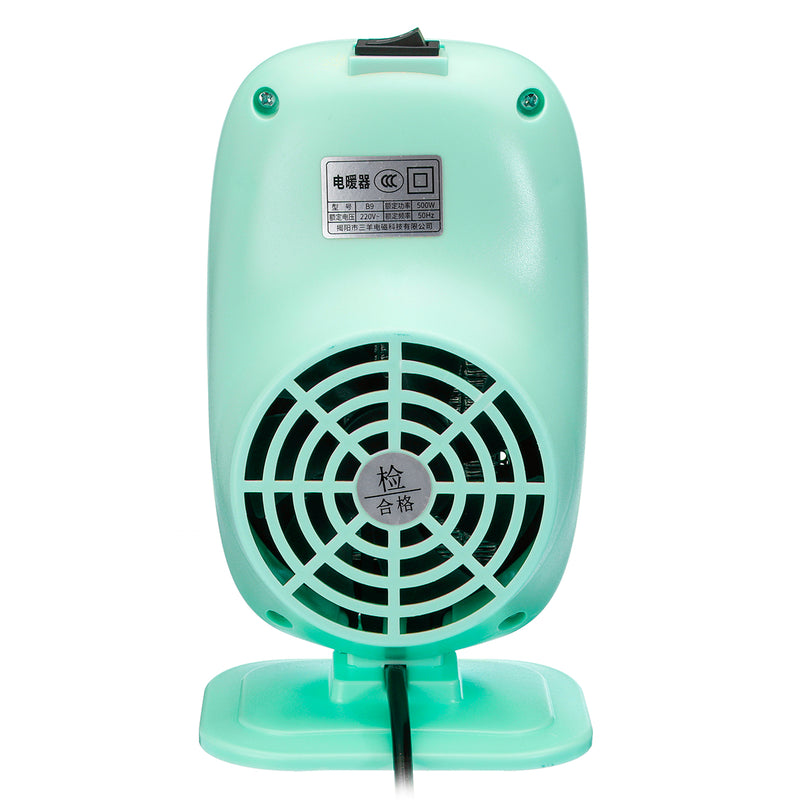 500W Mini Portable Electric Heater Hot Desktop Home Dormitory Office Warm Safe Heater 220V