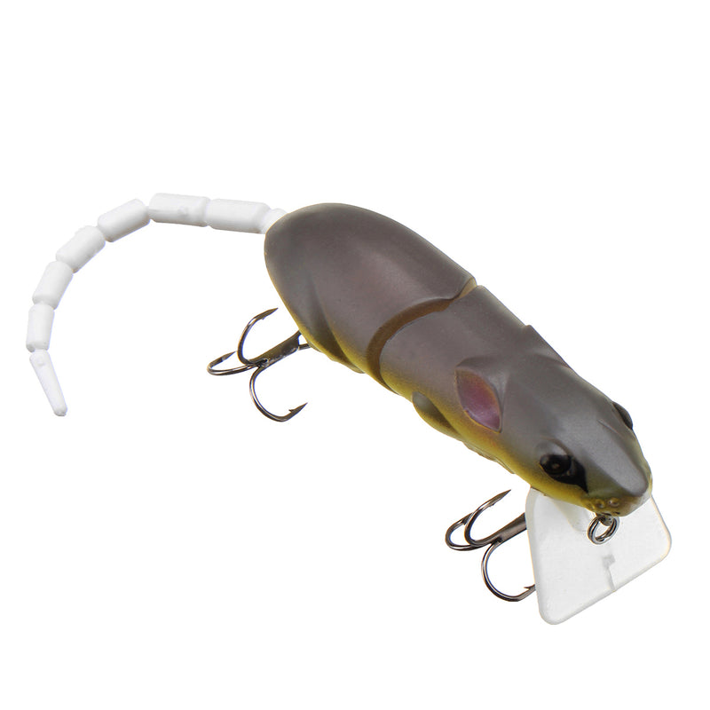 25cm 15.5g Jointed Rat Fishing Lure Mouse Floating Crankbait Sea Topwater 3D Eyes Artificial Baits