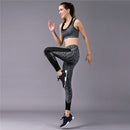Women Fitness Sports Yoga Running Tight Elastic Leggings Trousers Pants