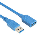 3M/10ft High Speed USB 3.0 Male to USB 3.0 Female Flat Extension Data Charge Cable