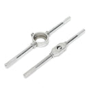 Drillpro 12pcs Adjustable Tap Wrench Die Holder with Metric Screw Tap and Die Set
