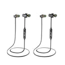 Awei X670BL Dual Dynamic Drivers Wireless bluetooth Earphone Magnetic Adsorption Sports Stereo Headphone with Mic