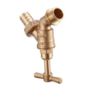S60x6 IBC Faucet Tank Drain Coarse Thread Adapter to Brass Garden Tap with 1/2'' Nozzle Hose Tap Connector Replacement Valve Fitting Parts for Home Garden
