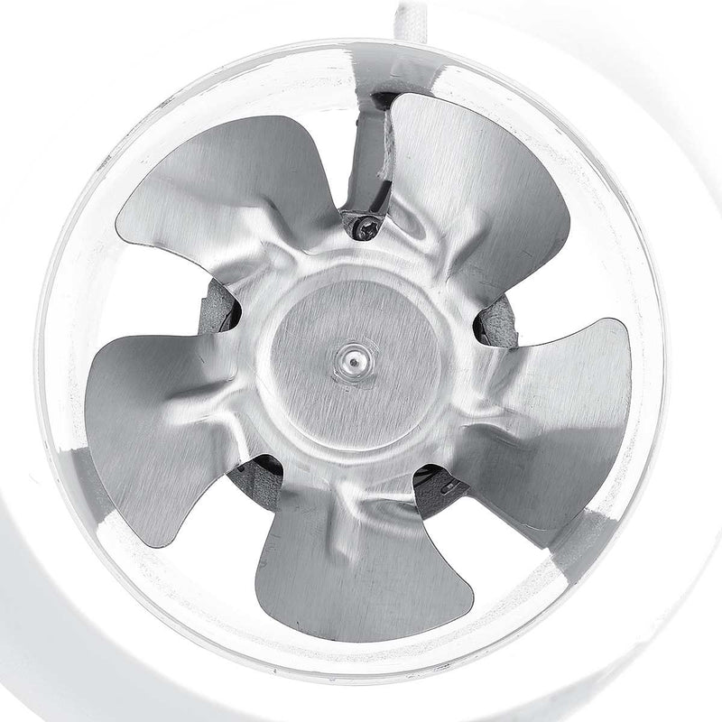 VADIV 4 Inch 100mm High-speed Mute Inline Metal Duct Fan Hydroponic Extractor Ventilation Booster Air Exhaust Blower