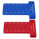 Aluminium Alloy T-60 Hole Positioning Metric Measuring Ruler 60mm Woodworking T-Squares Marking Ruler For Carpenter