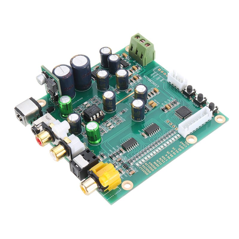 ES9038 Q2M Audio DAC DSD Decoder Board Support IIS DSD Coaxial Fiber Input 384KHz DOP with OLED D5-001