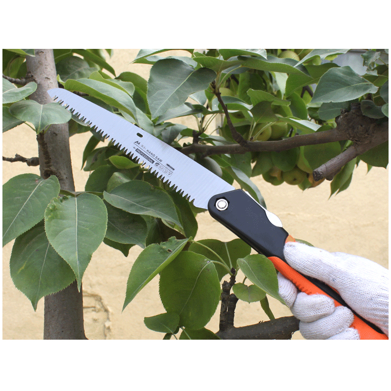 6/8/10 Inch Folding Saw with TPR Handle 7TPI Steel Wood Cutting Survival Hand Saw Household Garden Pruning Saw Woodworking
