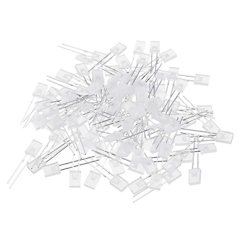 500Pcs 2x5x7mm 2.8-3V Square Blue LED Light Emitting Diode For DIY Projects