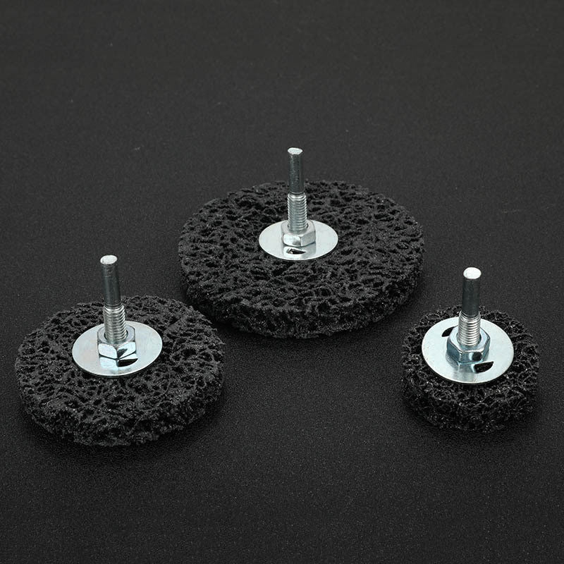 BEST 6mm Shank Black Diamond Rust Removal Grinding Discs Paint Peeling Sanding Wheel