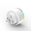XS-A18 AC100-240V 10A AU Plug Smart RGB LED Light Smart Wifi Socket Voice Control Works With Alexa Google Home