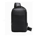 IPRee Men Anti-theft USB Crossbody Bag Waterproof Chest Bag Leisure Shoulder Laptop Bag