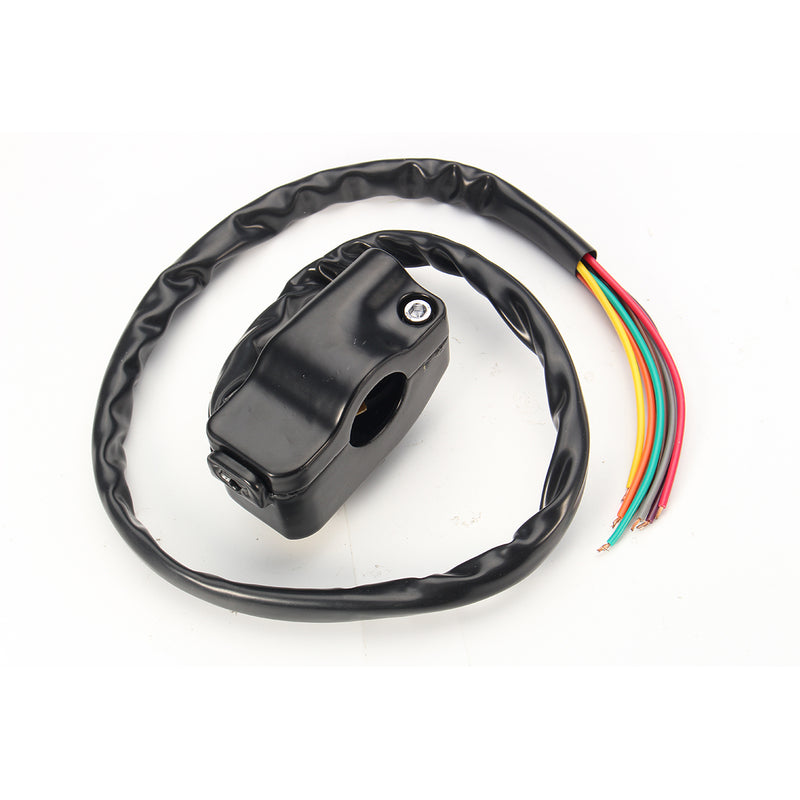 7/8inch Motorcycle Handlebar Mount Scooter ATV Bike Kill Horn Low/High Beam Switch