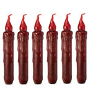 6Pcs/Set LED Flameless Candle Battery Powered Flickering Wax Wedding Decorations