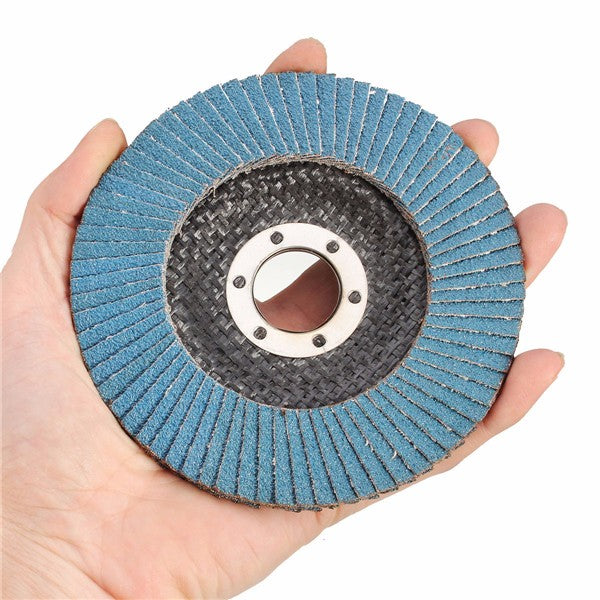 115mm Flap Sanding Disc 40 60 80 120 Grit Angle Grinder Wheel