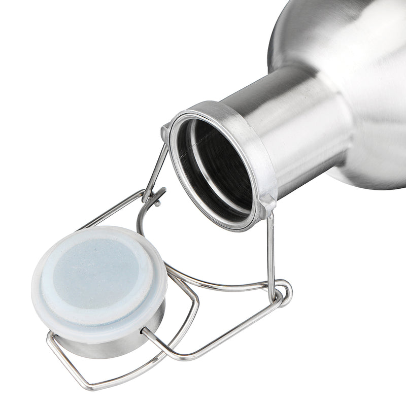 1L Single Layer Stainless Steel B eer W-ine Beverage Pot Bottles Barrel B-eer Pot