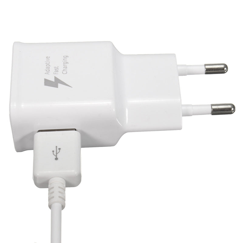 EU 9V 2A Micro USB Charger Charging Cable Adapter For Cellphone Tablet