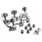 Acoustic Guitar String Semiclosed Tuning Pegs Tuners Machine Heads 6L Chrome