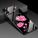 Bakeey Fashion Pattern Tempered Glass Protective Case For iPhone XS